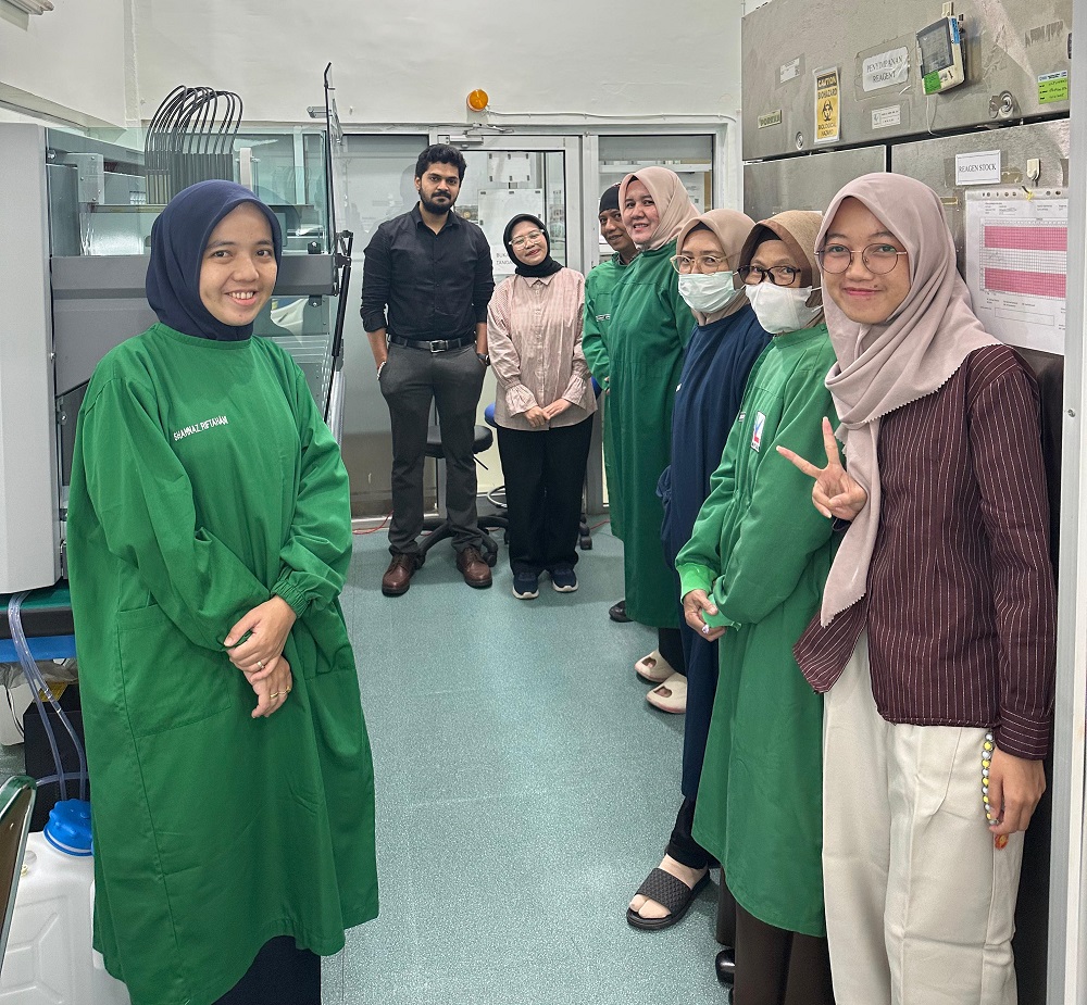 Tim Inodia di laboratorium